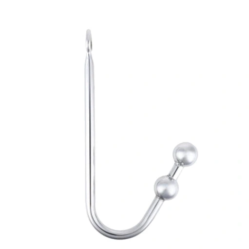 Balls 4417 Steel Two Stainless Hook Anal Pleasurable 0813